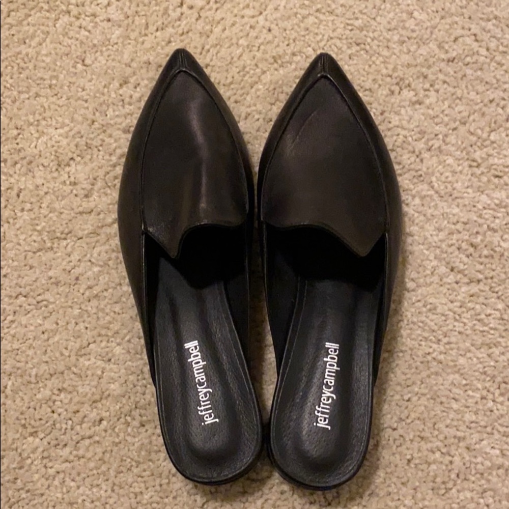 Jeffrey Campbell Black Mule size 10